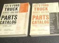 1979 Ford F-600 Truck Parts Catalog Text