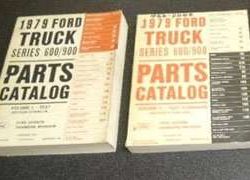 1979 Ford Medium & Heavy Duty Trucks 600-900 Parts Catalog Text