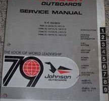 1979 Johnson 85, 100, 115 & 140 HP V-4 Models Service Manual