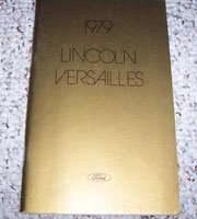 1979 Lincoln Versailles Owner's Manual