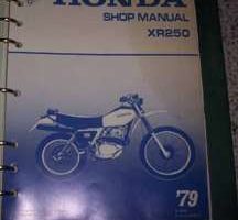 1979 Honda XR250 Motorcycle Shop Service Manual