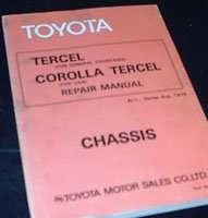 1981 Toyota Tercel Chassis Service Repair Manual