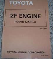1982 Toyota Land Cruiser 2F Engine Service Repair Manual