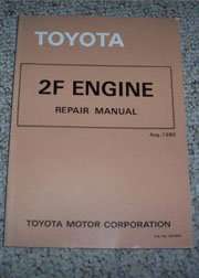 1987 Toyota Land Cruiser 2F Engine Service Repair Manual