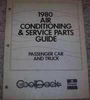 1980 Dodge Colt Air Conditioning & Service Parts Guide