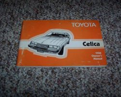 1980 Toyota Celica Owner's Manual