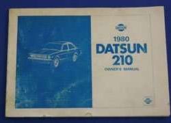 1980 Datsun 210 Owner's Manual