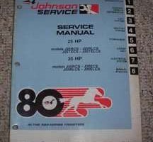 1980 Johnson 25 & 35 HP Models Service Manual