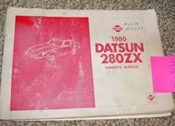 1980 Datsun 280ZX Owner's Manual