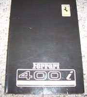 1984 Ferrari 400i Owner's Manual