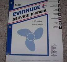 1980 Evinrude 4 HP Models Parts Catalog