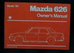 1980 Mazda 626 Owner's Manual