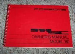 1980 Porsche 911 SC Owner's Manual