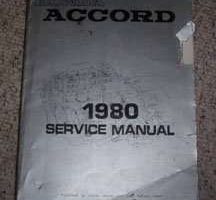 1980 Honda Accord Service Manual