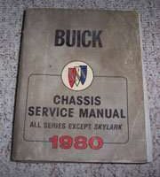 1980 Buick Riviera Chassis Service Manual