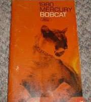 1980 Mercury Bobcat Owner's Manual