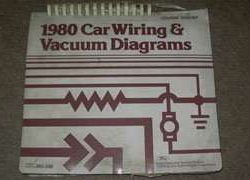 1980 Mercury Capri Large Format Electrical Wiring Diagrams Manual