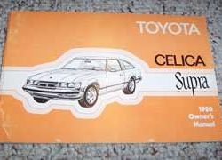 1980 Toyota Celica Supra Owner's Manual
