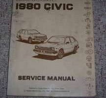 1980 Honda Civic Service Manual
