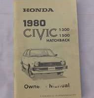 1980 Honda Civic 1300 & 1500 Hatchback
