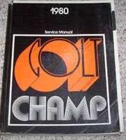 1980 Plymouth Champ Service Manual