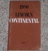 1980 Lincoln Continental Owner's Manual