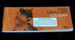 1980 Mercury Cougar Owner's Manual