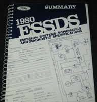 1980 Mercury Capri Emission System Schematics & Diagnostic Specifications