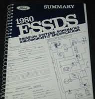 1980 Mercury Zephyr Emission System Schematics & Diagnostic Specifications