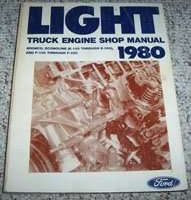 1980 Ford F-100 Truck Engine Service Manual