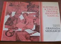 1980 Ford Granada Electrical & Vacuum Diagrams Troubleshooting Wiring Manual