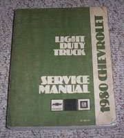 1980 Chevrolet Silverado Light Duty Truck Service Manual