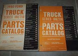 1980 Ford Bronco Parts Catalog Text & Illustrations