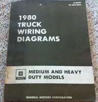 1980 Chevrolet Kodiak Medium & Heavy Duty Truck Models Wiring Diagrams Manual