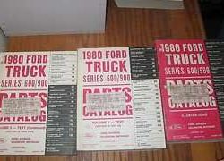 1980 Ford Medium Duty Truck 600-900 Series Parts Catalog Text & Illustrations