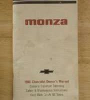 1980 Chevrolet Monza Owner's Manual