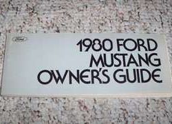 1980 Ford Mustang Owner's Manual