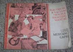 1980 Mercury Capri Electrical & Vacuum Troubleshooting Manual