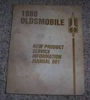 1980 Oldsmobile Delta 88 New Product Service Information Manual