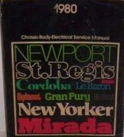 1980 Chrysler New Yorker Service Manual