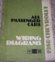 1980 Chevrolet Monte Carlo Wiring Diagrams Manual