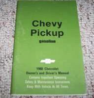 1980 Chevrolet Pickup Truck Owner's Manual