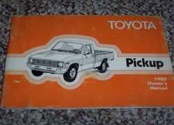 1980 Toyota Pickup Owner's Manual