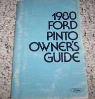 1980 Ford Pinto Owner's Manual