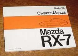1980 Mazda RX-7 Owner's Manual