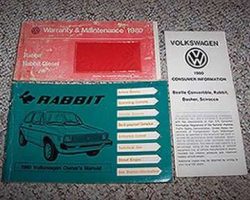 1980 Volkswagen Rabbit Owner's Manual Set