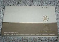 1980 Buick Regal, Century, Estate Wagon Owner's Manual