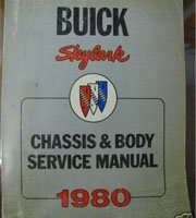1980 Buick Skylark Chassis & Body Service Manual