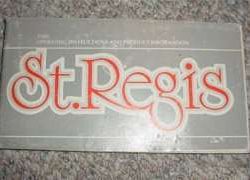 1980 Dodge St. Regis Owner's Manual