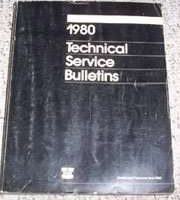 1980 Dodge Colt Technical Service Bulletin Manual